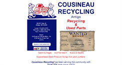 Desktop Screenshot of cousineaurecycling.com